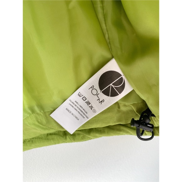 Polar Skate Co. Pocket Puffer Jacket // Parrot Green - Picture 13 of 16